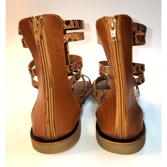 New Very Volatile Los Angeles Women's Gladiator Sandals Zipper Back Made In Indi - Picture 3 of 12